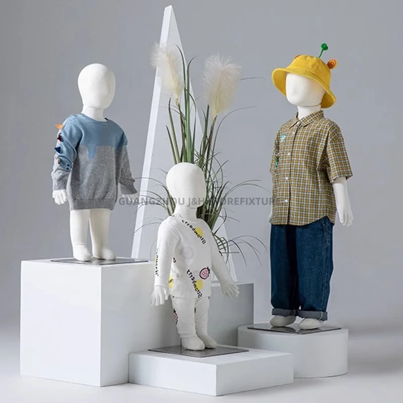 Fashion Soft Full Body Kids Mannequin Kid Doll Boy Girl Standing Sitting Dummy Baby Mannequins For Clothing Display