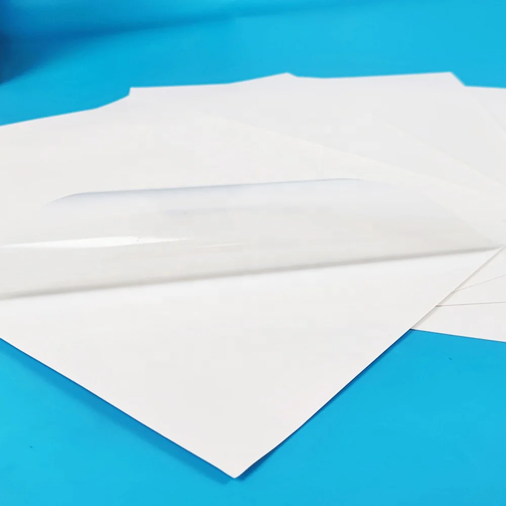 Wholesale Transparent Vinyle Destructible Stickers Sheets Decal Clear Custom Kiss Cut Sheet A4 Printable Vinyl Sticker Paper