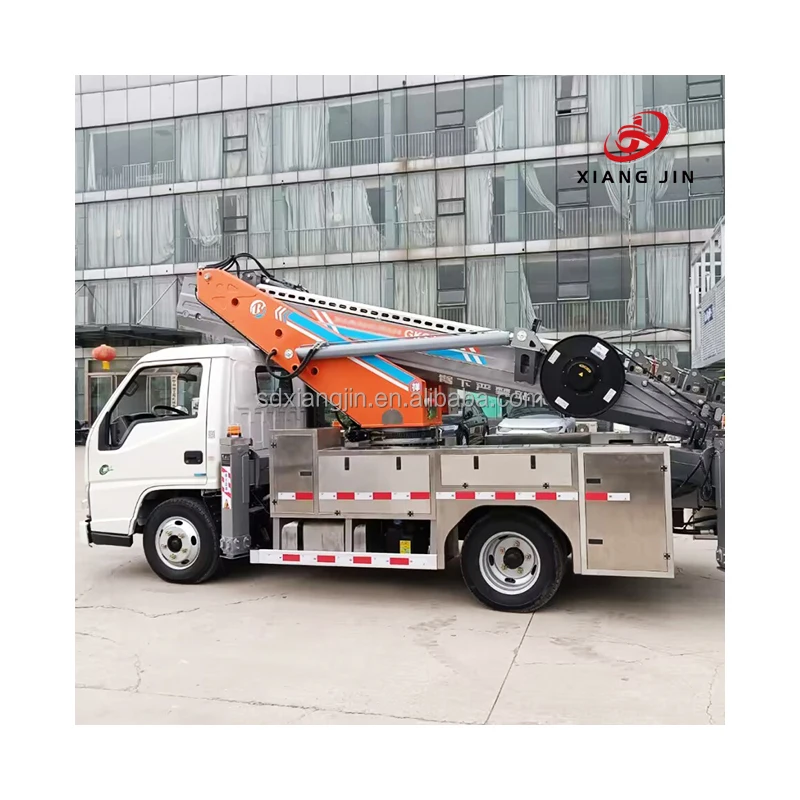 Factory Supply 28m  Truck Mounted Aerial Working Platform  With Remote Control