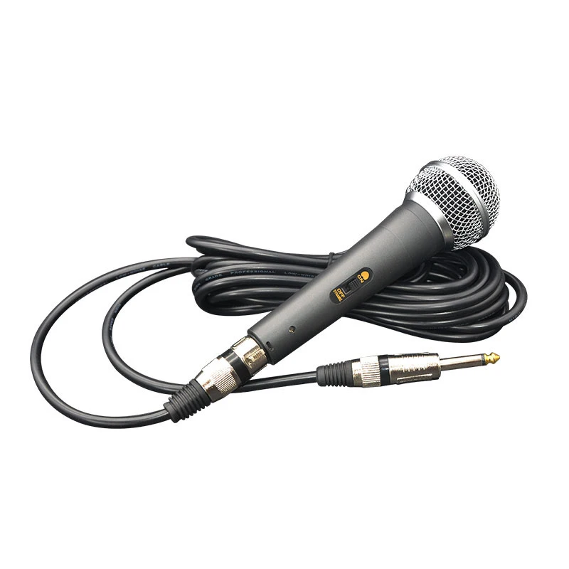 amazon hot sell fm58 wired handheld microphone dynamic karaoke recording metal style singing live show