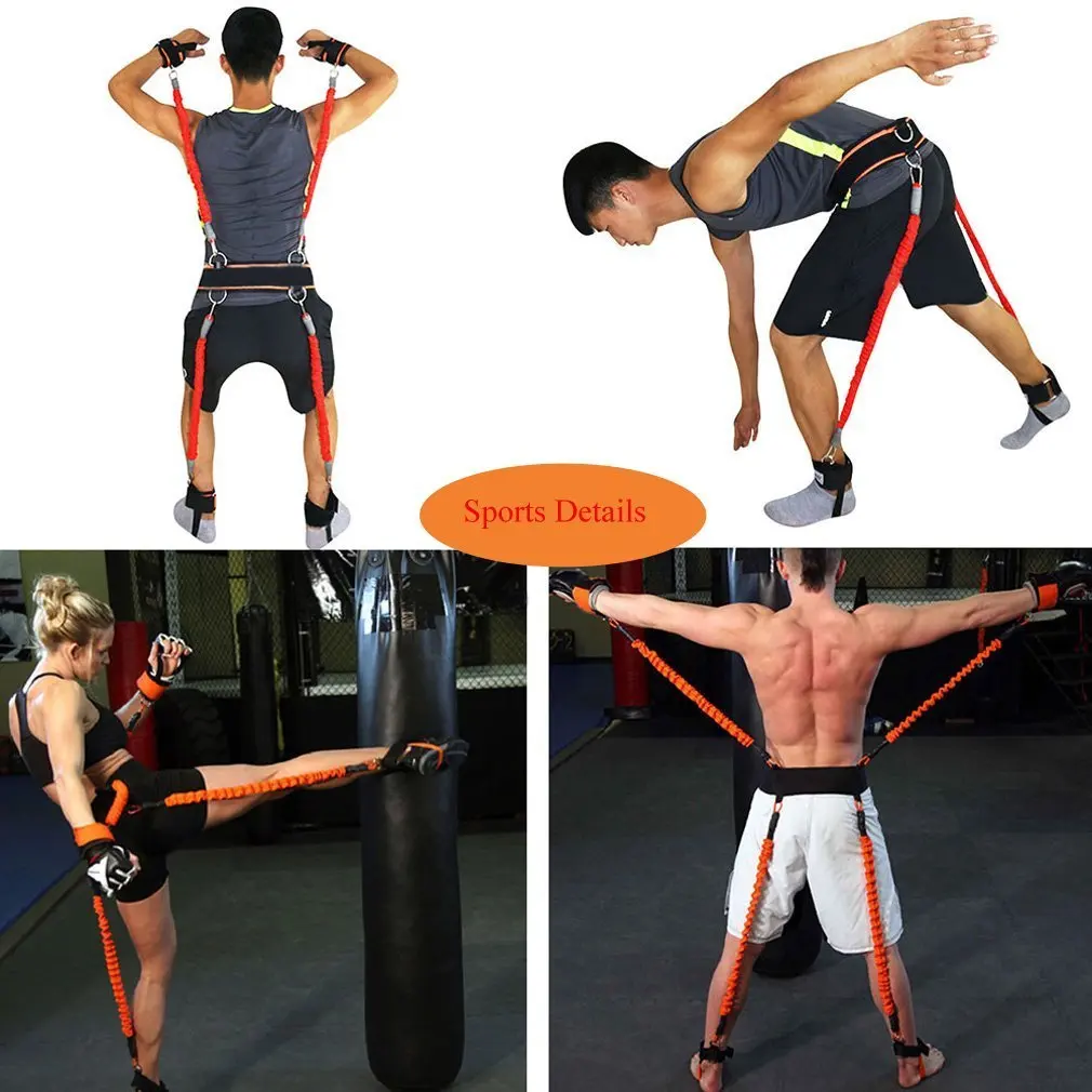 
High Quality Popular Body Building Gym Fitness Exercise Boxing Resistance Sport Equipment Training Set 