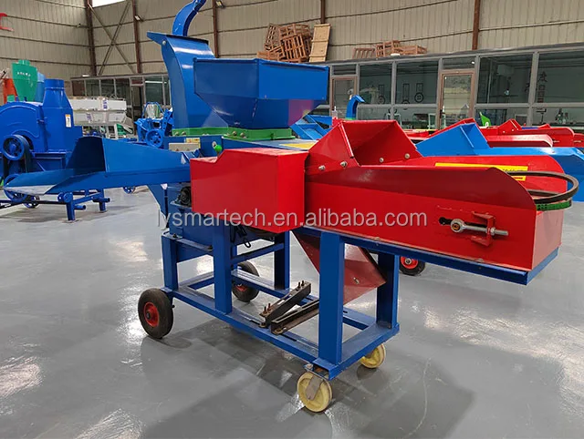Cow sheep paddy straw cutting grass corn maize silage wheat stalk chopper machine for animal food feed grinder chaff cutter