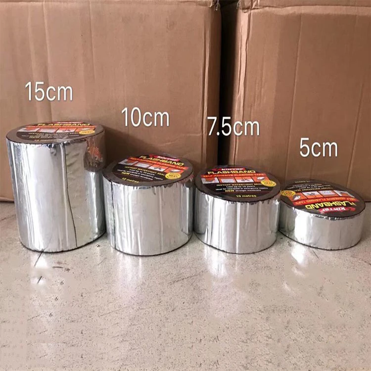 Roll Roofing Repair Self Adhesive Waterproof bitumen tape flash band butyl rubber Asphalt Tape for roofing repaired
