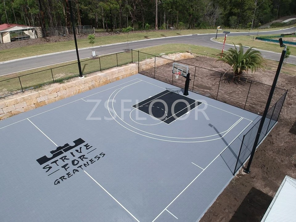 Plastic basketball court and badminton court flooring manufacture plastic floor mat