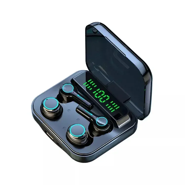 Factory Price M21 Tws Bt5.1 Waterproof Wireless Earbuds Sound Gaming Gamer Headset Headphones Blue tooth Earphones for pc Game