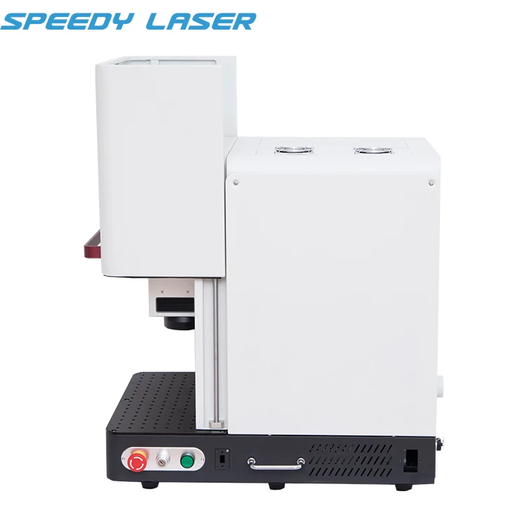 Europe Germany USA Export small safety cover JPT mopa metal fiber laser marking machine 20W 30W 60W 100W fiber laser marker