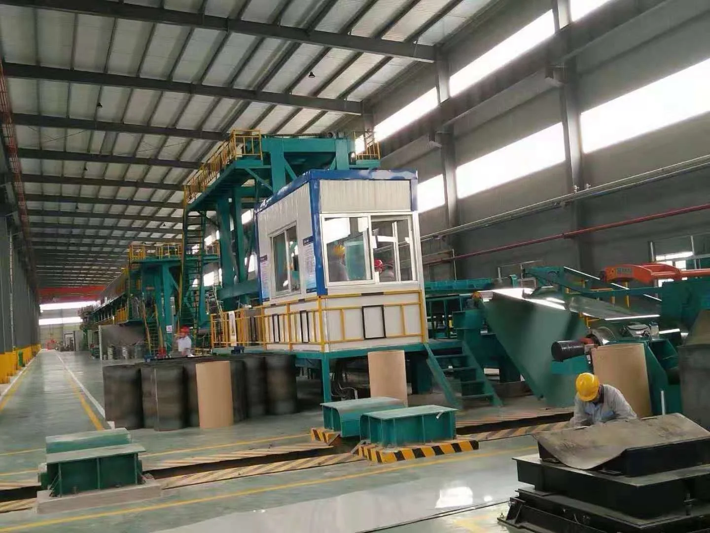 Cold steel coil aluminum coil production line with color coating machine