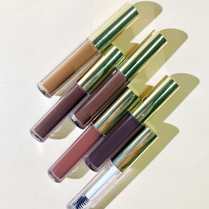 3d Waterproof eyebrow setting gel  custom private label eyebrow with brow gel best transparent gel for eyebrows