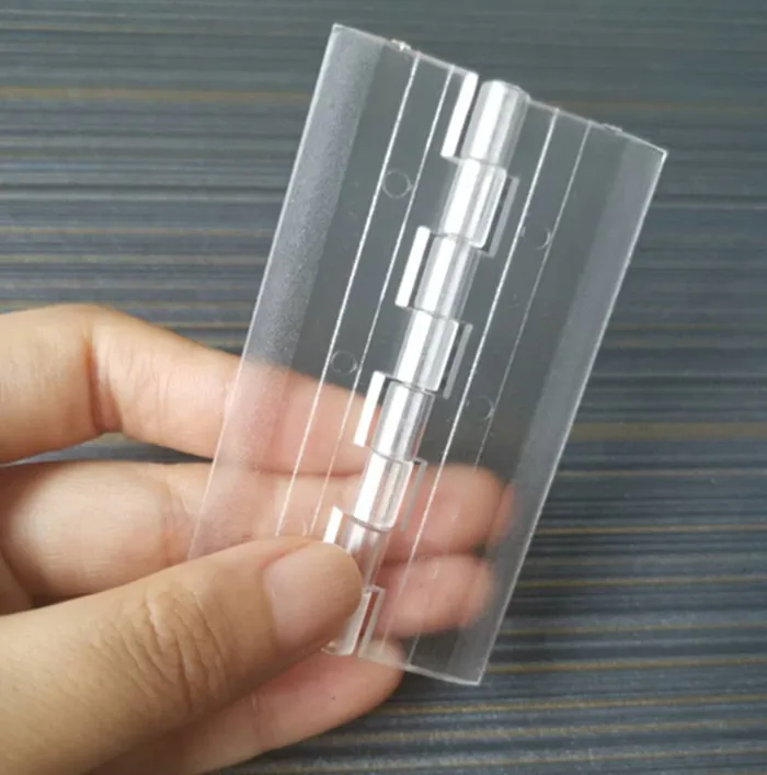 Прочные прозрачные акриловые петли из плексигласа длиной 75*45 мм длиной 3 дюйма для витринных шкафов