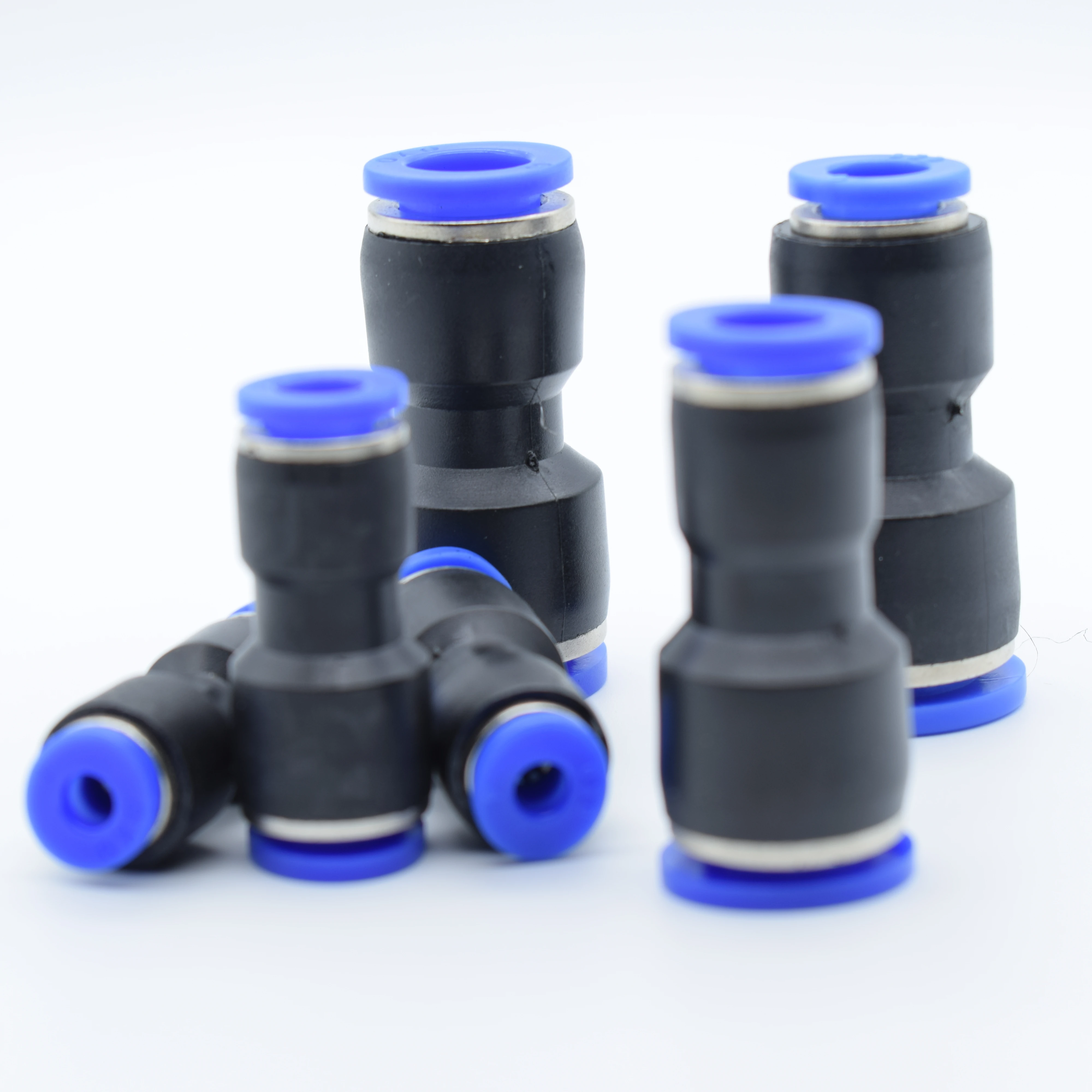 PG Series Pneumatic Push-in Fittings Tube Connector Connector Direct One Touch Tube Quick Plastic 6 8 10 Mm Blue Provided