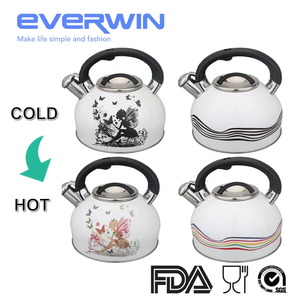 3.0 Liter Magic Color Changed Whistling Kettle Hot Water Kettle