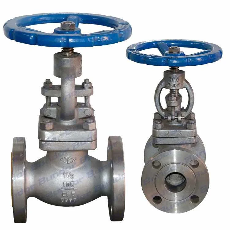 Bundor Нержавеющая Сталь Маховик DN15-300 PN25 Фланцевое соединение конец ручного колеса запорный клапан