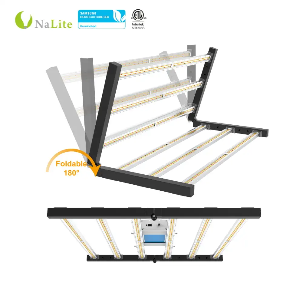 Лучшая Улучшенная УФ светодиодная лампа Nalite для выращивания растений 660 Вт 1000 изменения спектра 2021