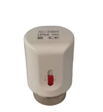 Thermostatic thermal actuator for zone valve radiator floor heating system electrothermal actuator
