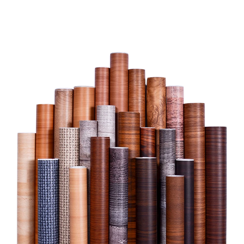 Akadeco Eco-Friendly PVC Self Adhesive Peel And Stick Countertop Desk Table Top Furniture Decoration Wood Grain Wallpaper