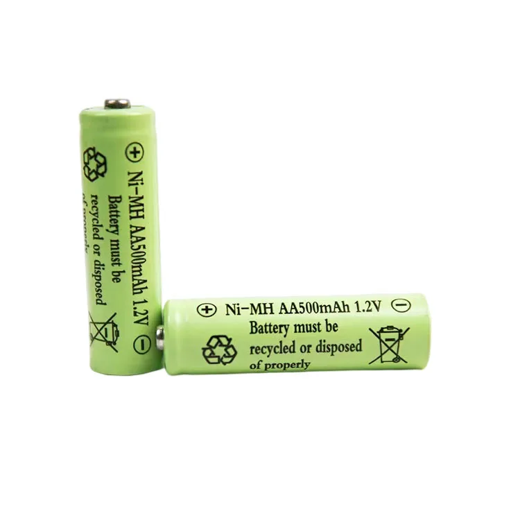 Promotion hot sale HR6 AA 500mAh Rechargeable Batteries High Capacity 1.2V NIMH Battery