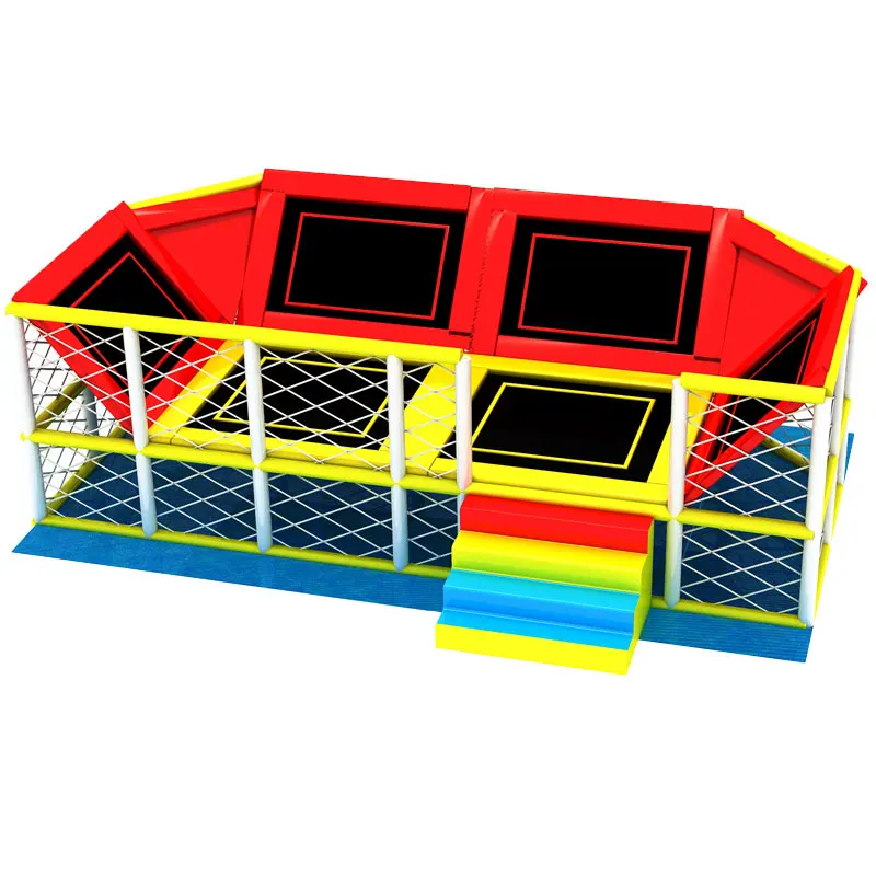 Factory new design commercial adult kids big park indoor cheap trampolines for sale