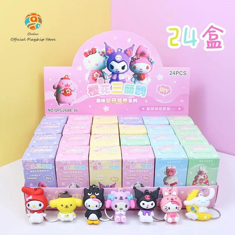 New arrival Creative Lovely Poke mon Blind Surprise Box Toys Anime Figures Pikachuu Mystery Blind Box Keychain Bag Pendant