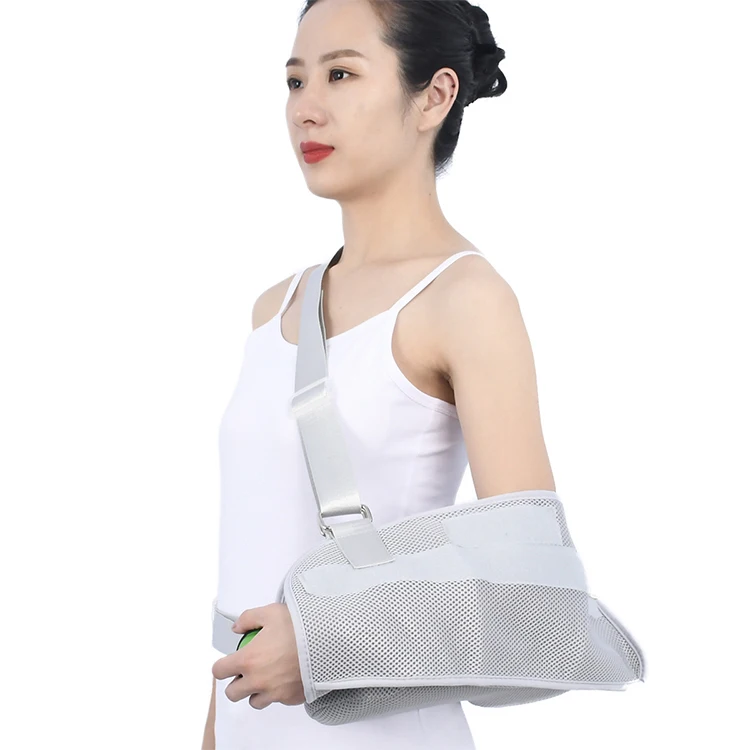 Breathable Medical Shoulder Abduction Pillow with Wrist Straps Arm Support Sling for Comfort and Functionality