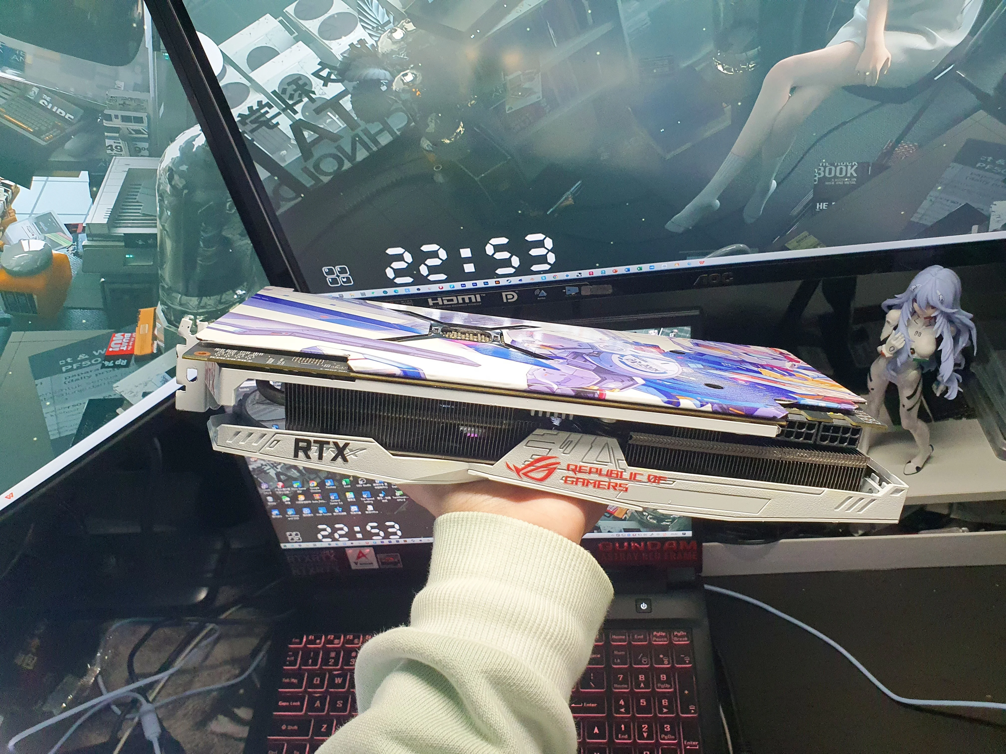 Design Video Card Geforce Rtx 3050 3060 2060 Gtx 960 1060 1650 1660 Rx 580 5500 5600 5700 6500 Vega64 8g PC Graphics Card