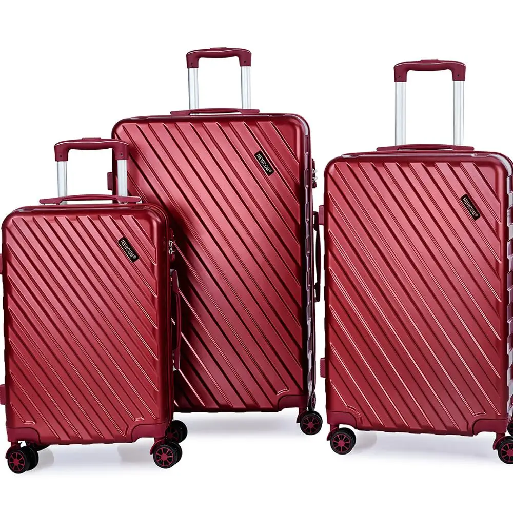 brand business ABS / PC suitcases luggage carry-on Traveling Bag Hand Trolley suitcase sets 3 pcs for Gift customization