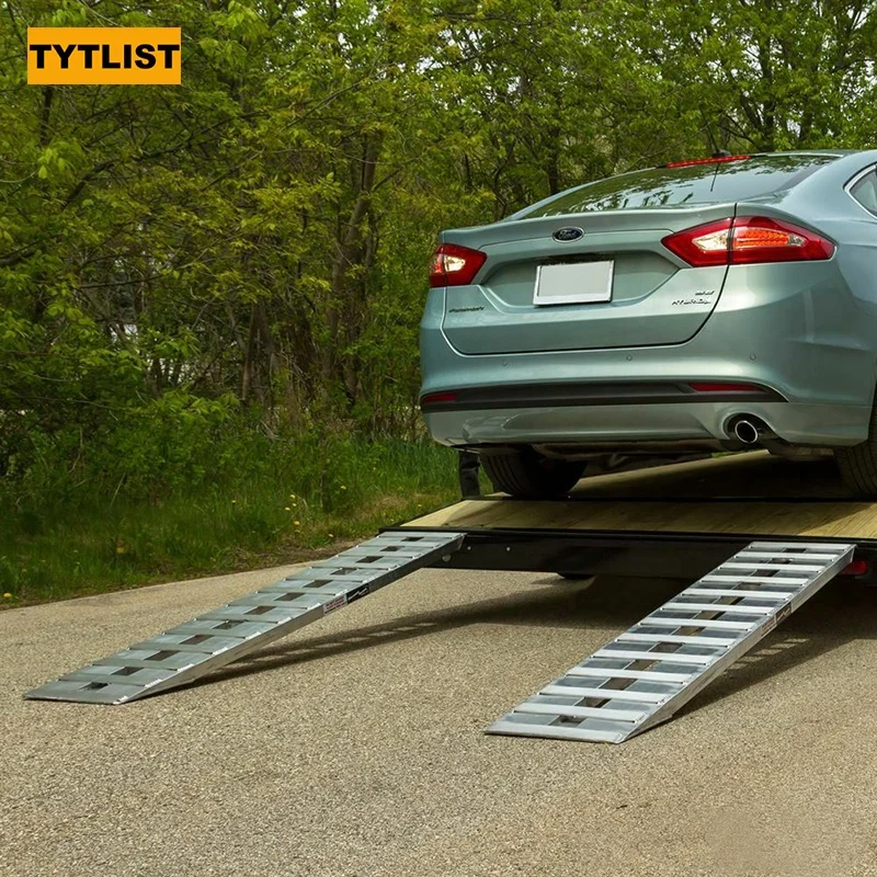 aluminum car ramp trailer loading ATV ramp