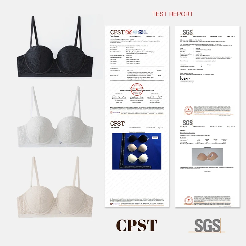 Sujetador De Realce Para Mujer Woman Plus Size Strapless Bra Lightly Padded Demi Coverage Sexy Lace Balconette Bra