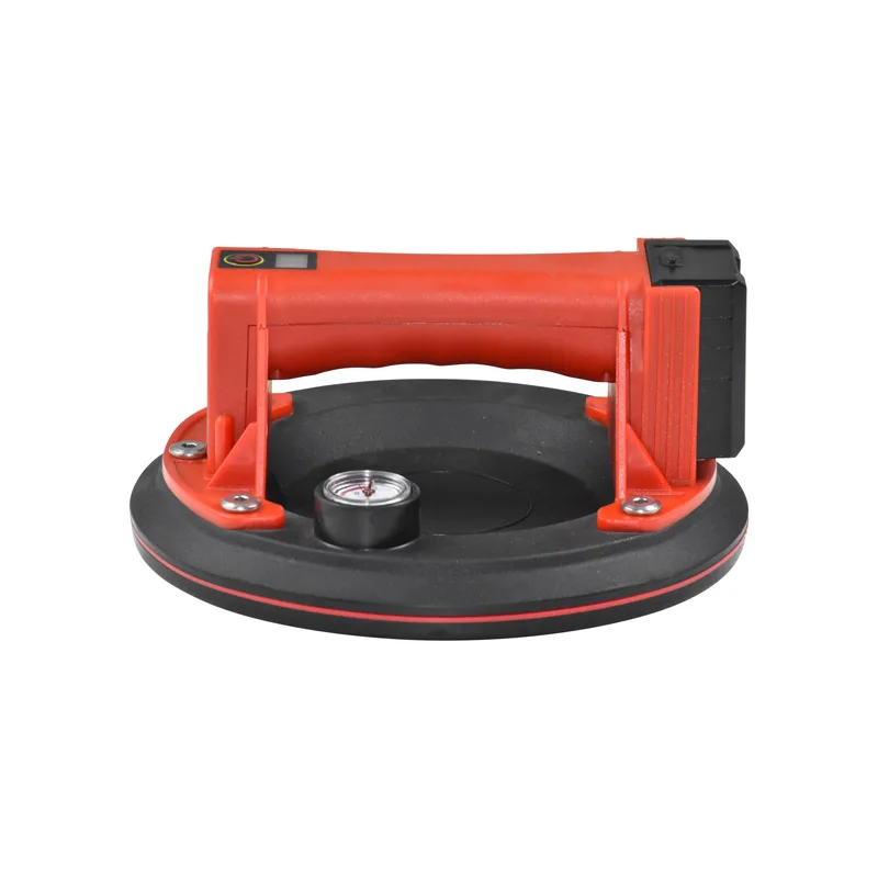 8inch Electric Vacuum Suction Cup Lifter Smart Pump System 28mm Pressure Gage Fatctory Price Lifting 200KG Type C Charger