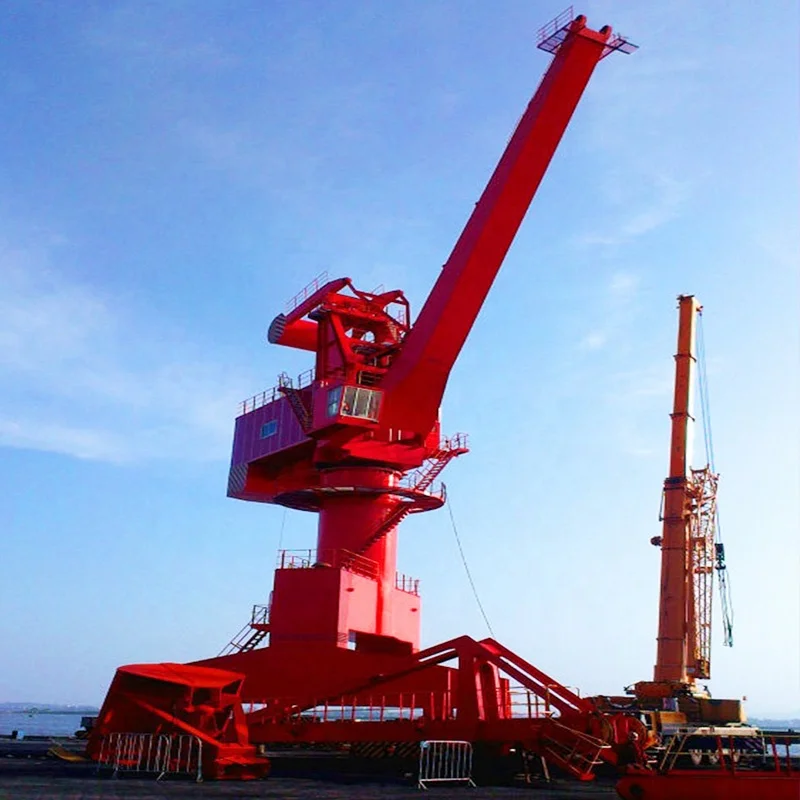 Customized factory direct portal crane 40 ton mobile harbour crane on rails