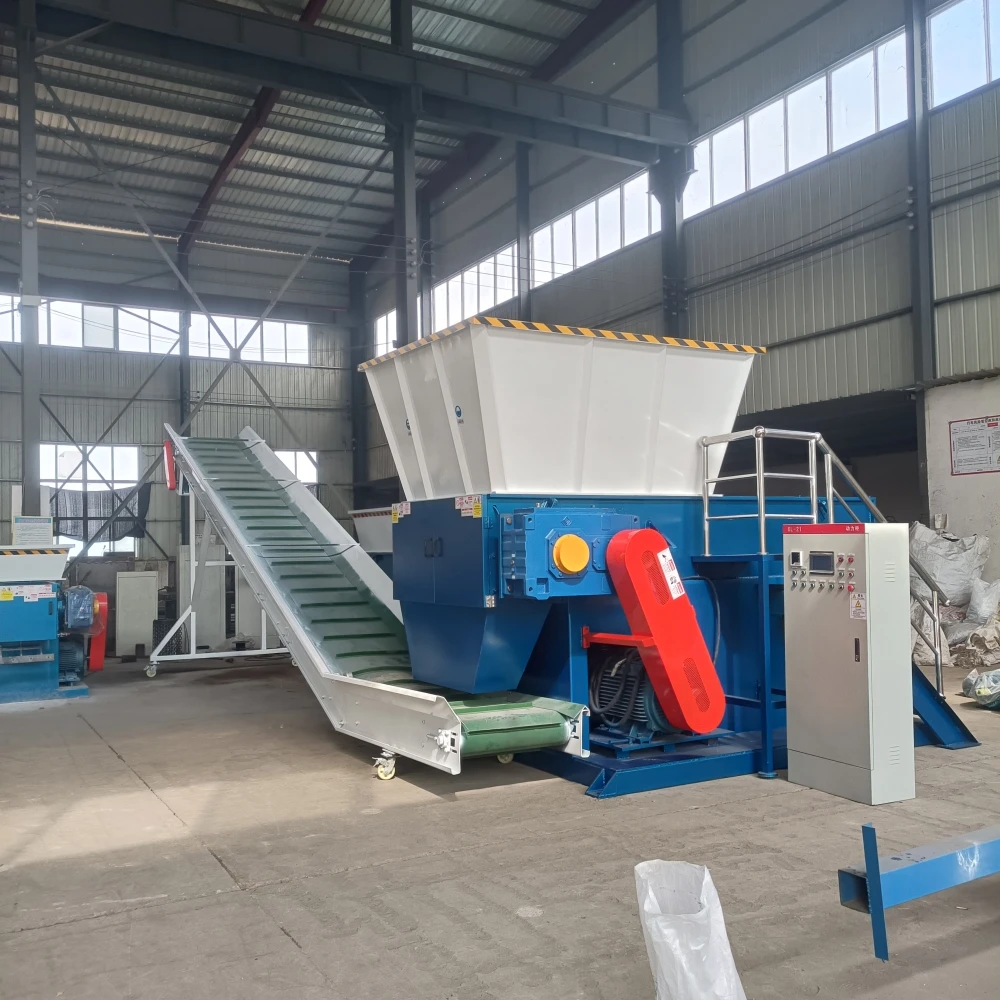 High Efficiency Small Lumps Plastic Shredders Single Soft Shredder for PVC Lumps