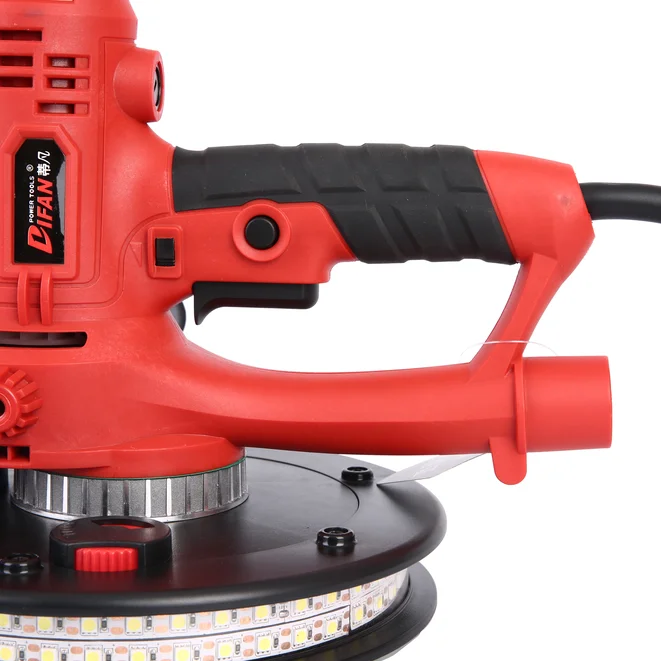 
Electric Ceiling Sander Drywall Surface ConcreteWall Handheld Wall Putty Polisher Wall Grinding Machine with LED light 