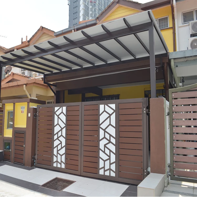 OFDT Automatic sliding main gates designs driveway sliding gate