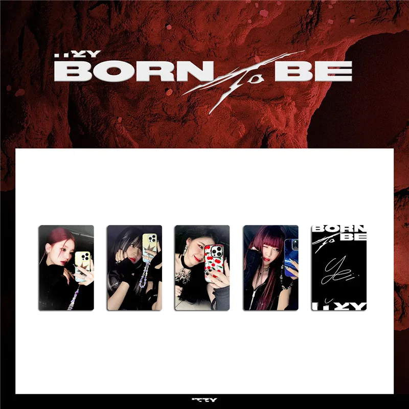 Kpop ITZY BORN TO BE Lomo Photo Cards 8TH MINI ALBUM Custom Photocards Fan Collections