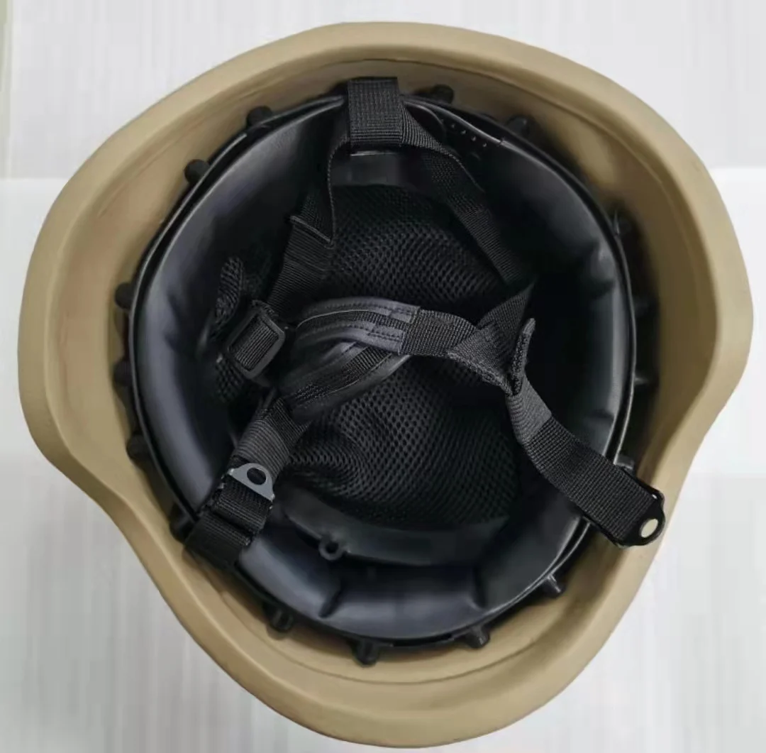 Aramid PE Ballistic Helmet Without Nails Bulletproof Helmet PASGT Level IIIA Lightweight Safety Personal Protective Equipment