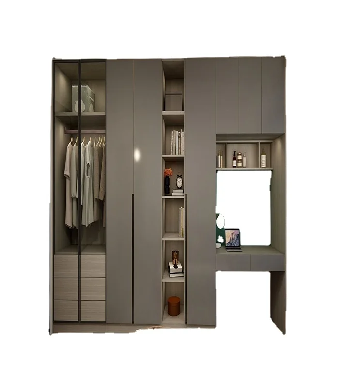 Wardrobe free installation, foldable wardrobe, sturdy and durable home bedroom, wardrobe for rent, modern and simple wardrobe
