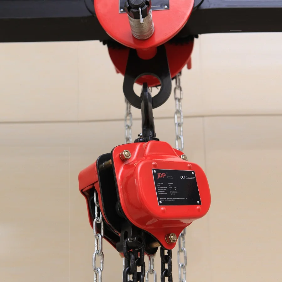 0.5 Ton Manual Chain Block with Calibrated G80 Hoist Chain 1 ton 2 ton 3 ton 5 ton
