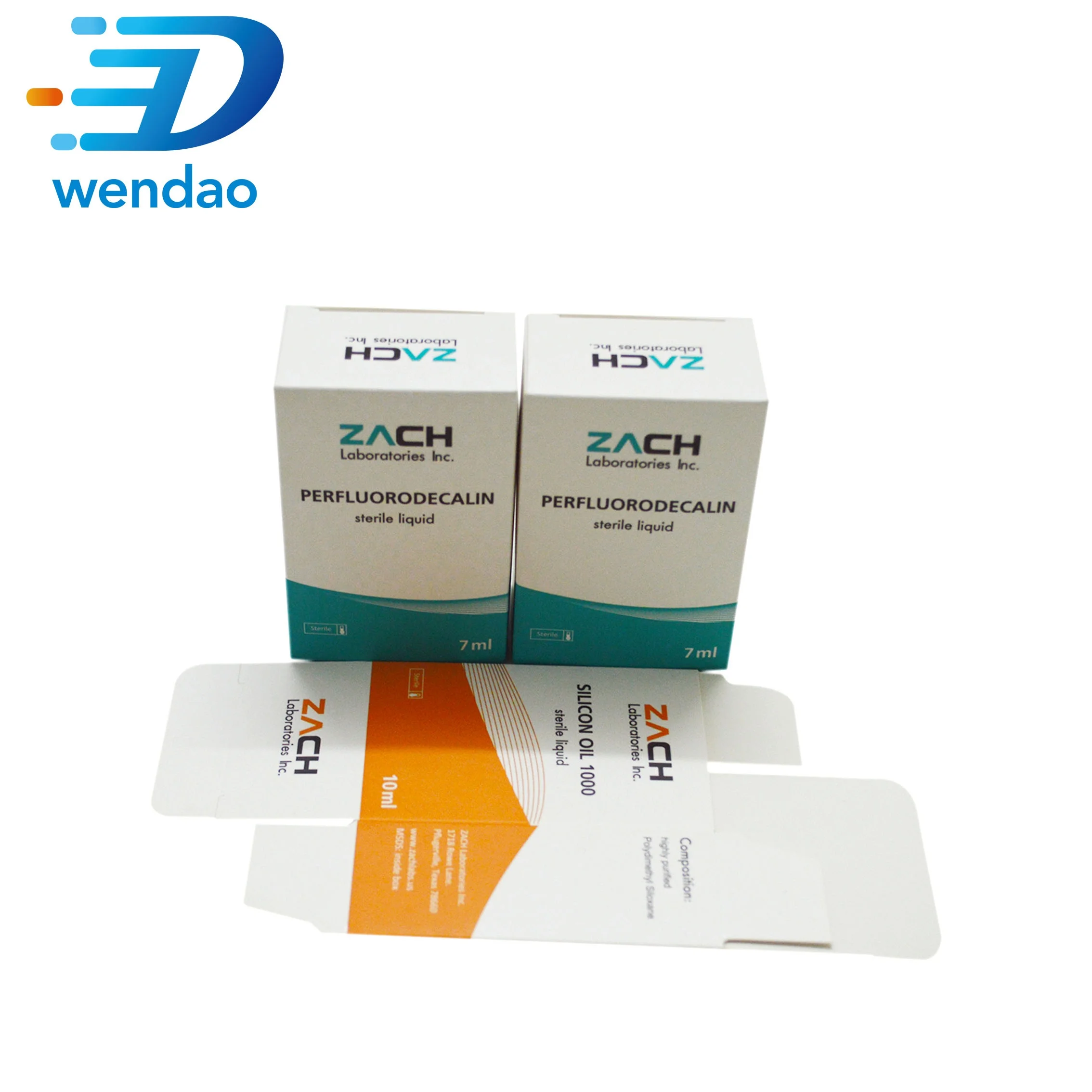 pharmacy matte printing free design logo packaging 10ml steroid vial boxes