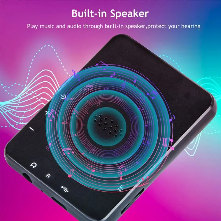 Factory Supply FM Radio With Built-in Speaker TF Card Up To 128GB  X6 4GB Buy Mini Screen Mp3 Player