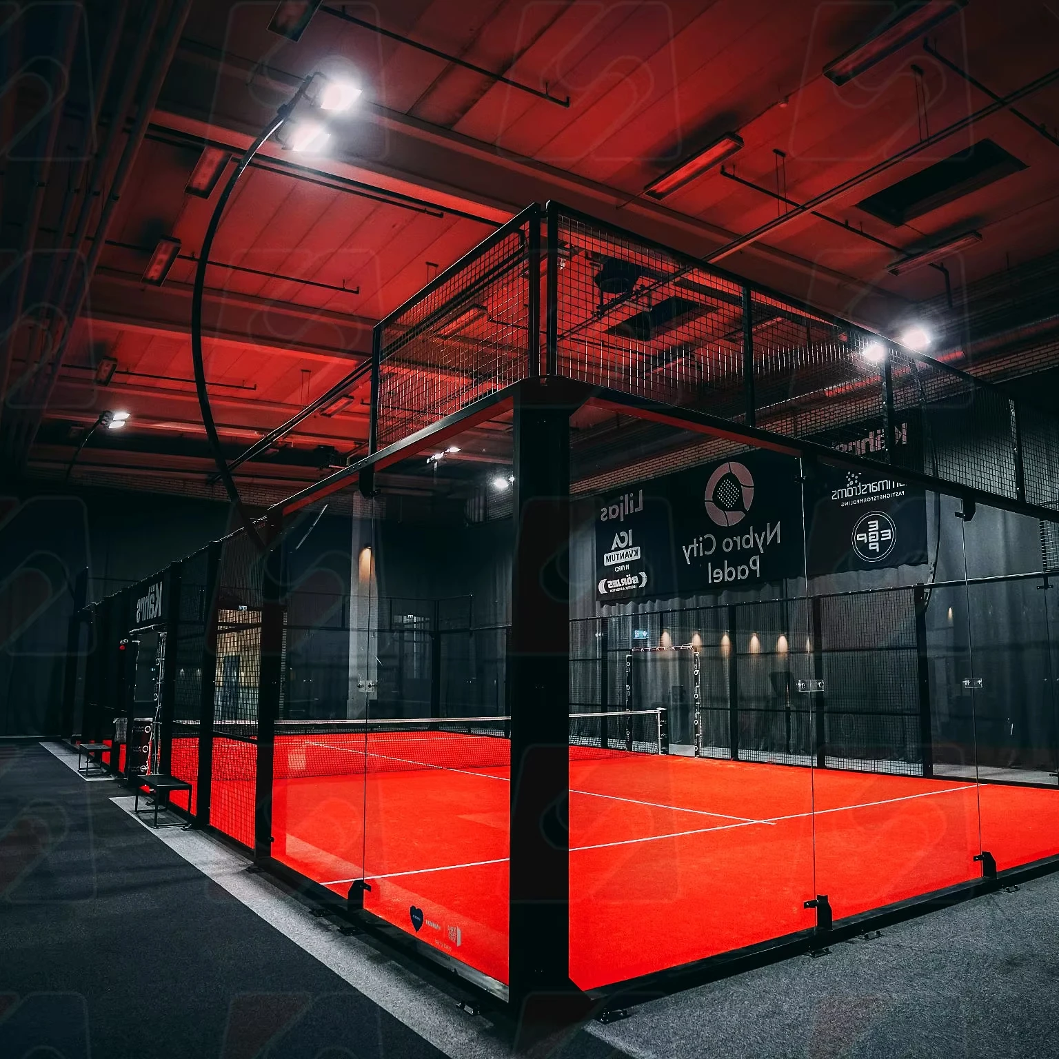 Padel court cost Hot sales Best price paddle court paddle tennis  Full panoramic padel court