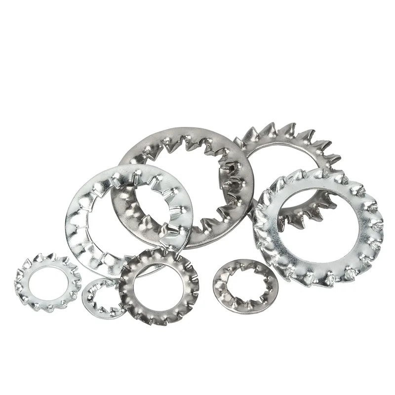 DIN6797 DIN6798 Serrated Tooth Washers With External Internal Teeth M3 M4 M5 M6 M8 M10 M12 M14 M16 M20 M22 M24 Star Lock Washer
