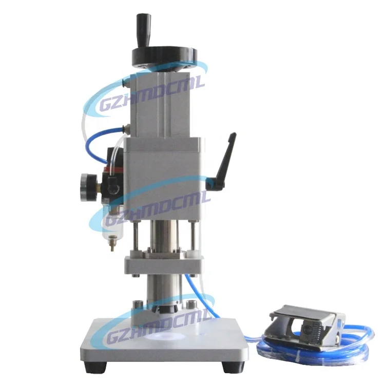  Полуавтоматическая фасовочно-упаковочная установка обжимной инструмент флакон щипцы полуавтоматическая для переверните прочь крышки или оторвать крышкой