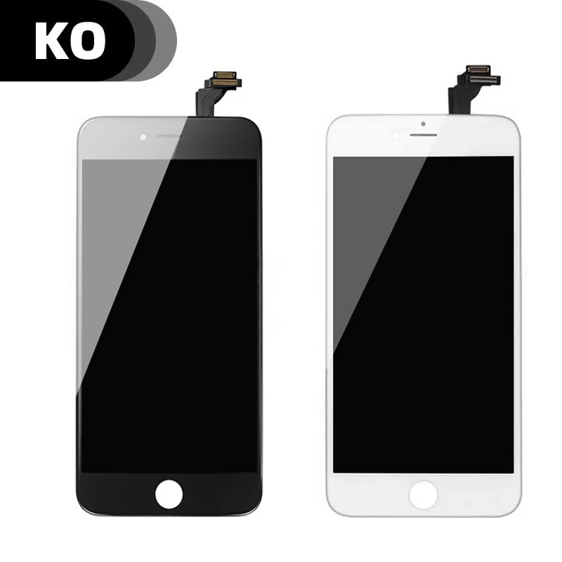  Замена дисплея для iphone 6 lcd сенсорный дигитайзер экран pantallas ekran Белый Черный