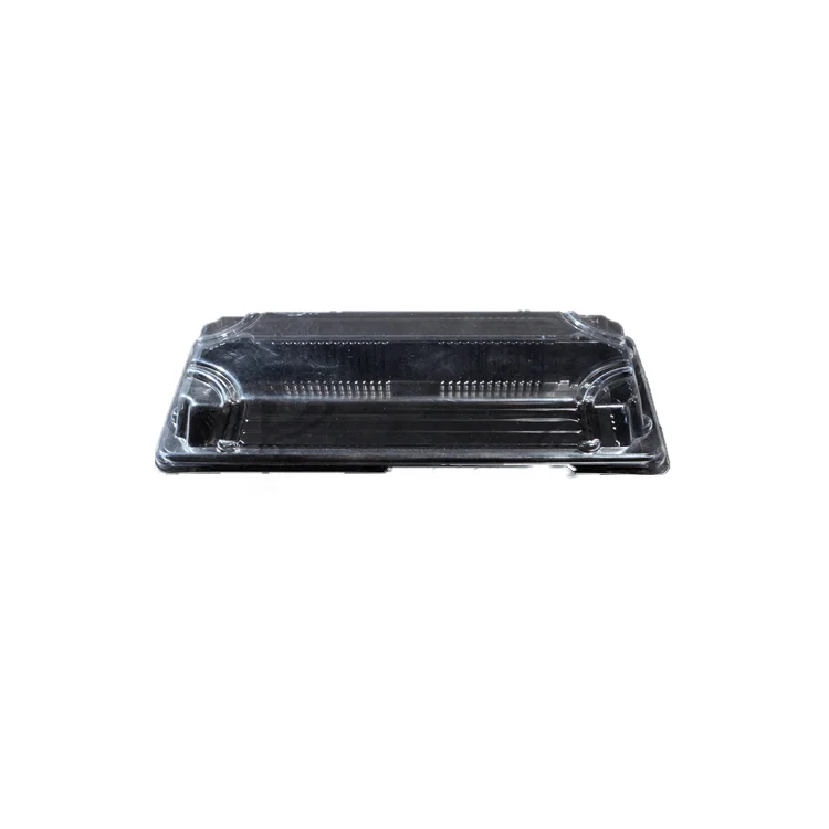 Оптовые заказы на заказ ABS PVC PS PP PET 100% девственная пластиковая коробка упаковочный лоток контейнеры для еды салата/суши/торта с крышкой
