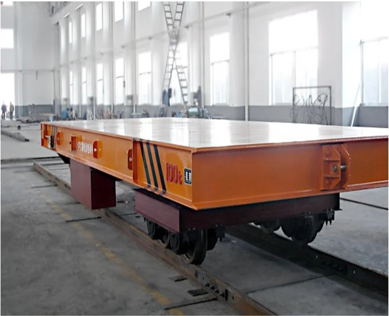 KPD series battery powered rail electric flat car with professional engineer design
