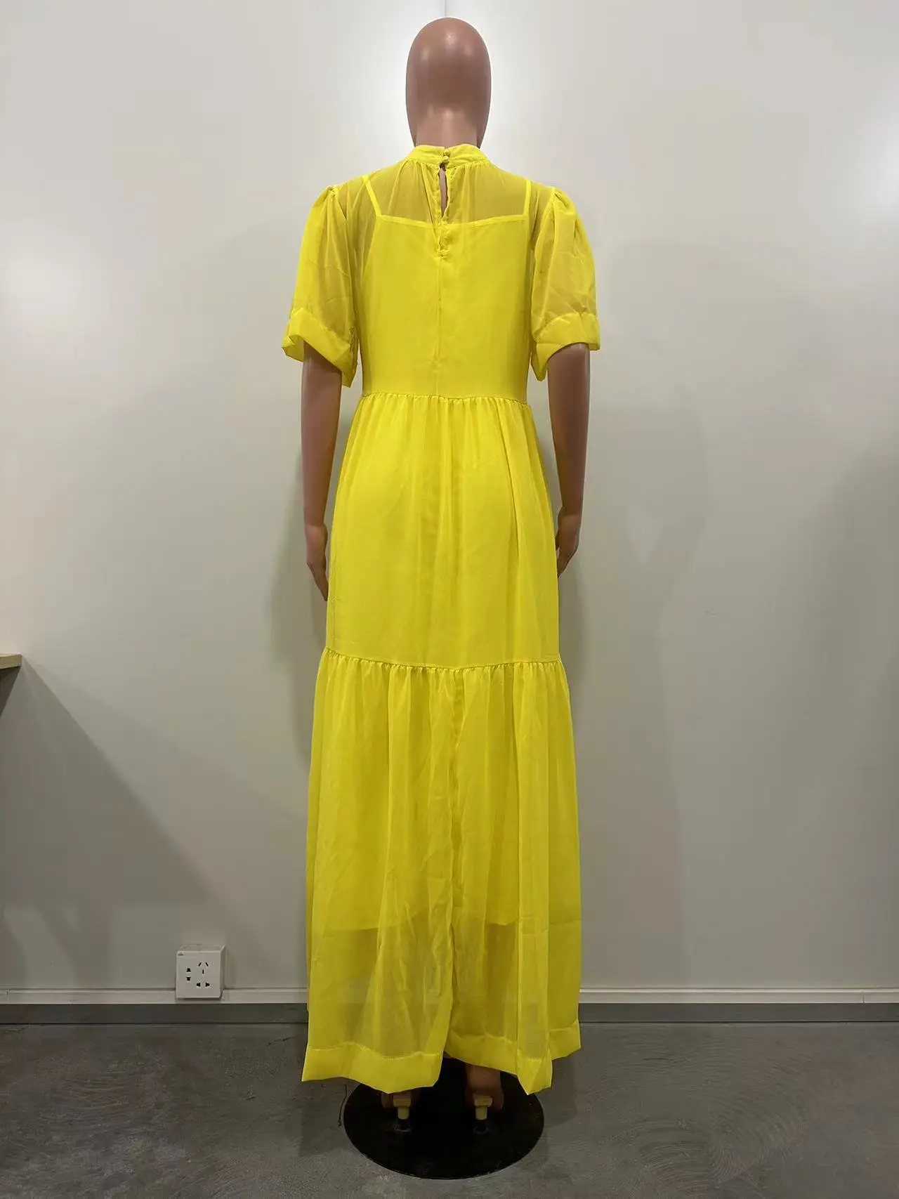 New Arrival Women Spring Autumn Cotton Linen Long Shirt Dress Solid Color Long Sleeve Button Muslim Casual Long Maxi Dress