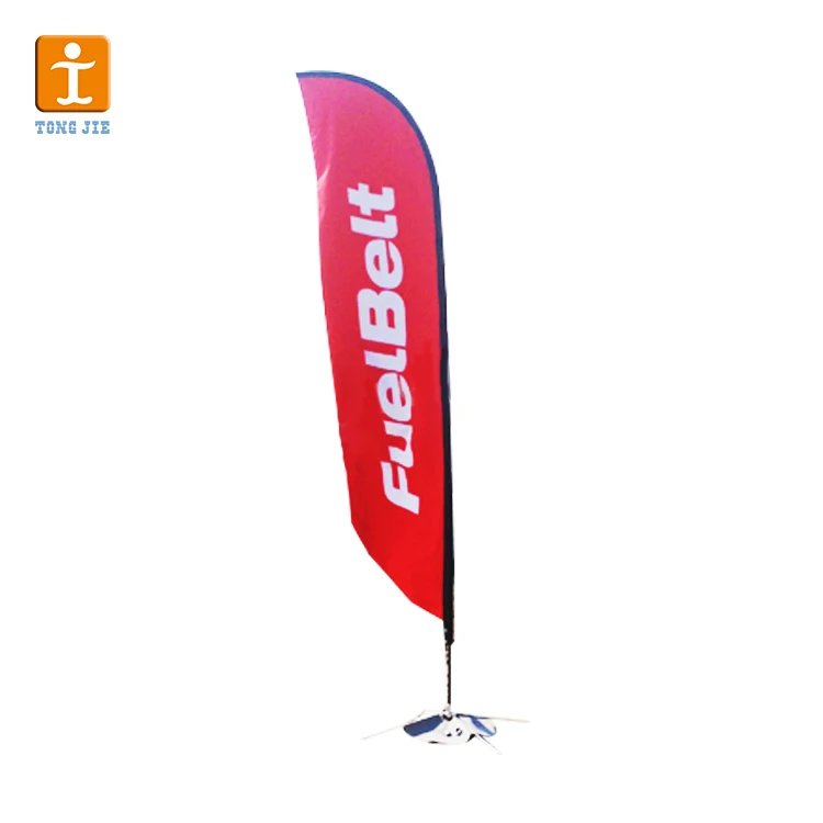2022 Hotstyle 0utdoor Wholesale Feather Teardrop Promotional Normal Beach Flag Banner