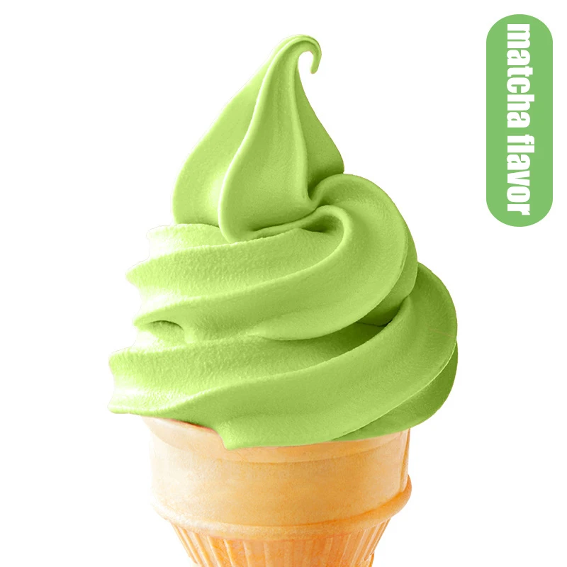Hot Sale Soft Matcha Flavor Ice Cream powder Wholesale Commercial Sundae ice cream ingredients