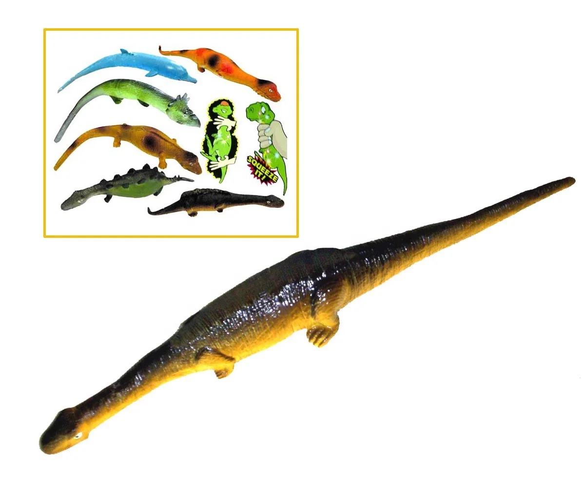 squeeze plastic zoo animals soft rubber dinosaur toy