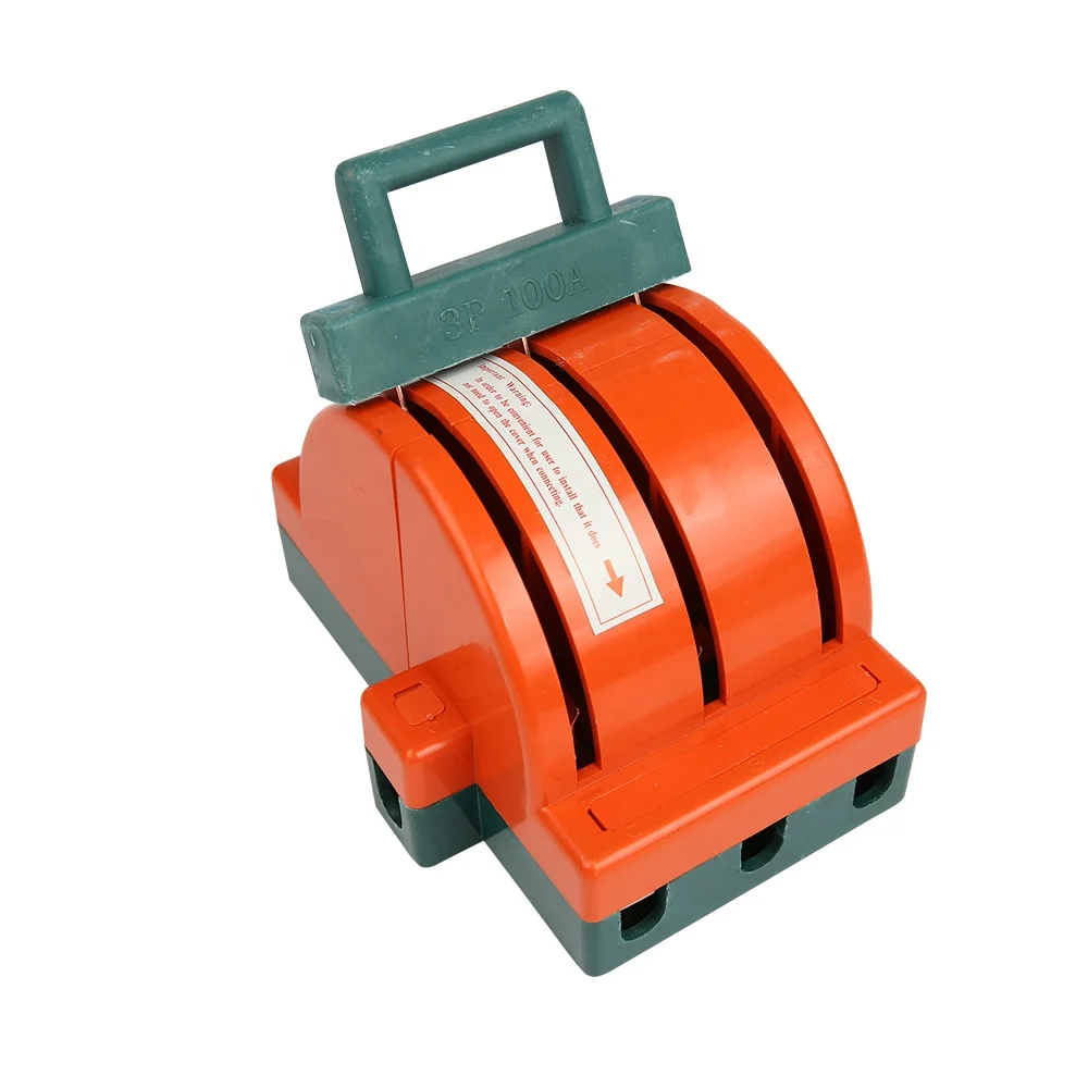 3p32A-3p225A 380v Double Pole Double Throw Change Copper Over Switch