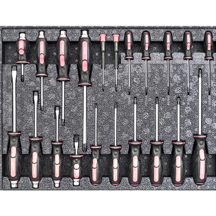 
233PCS Super Rolling Metal Trolley Car Repair Hand Tool Cabinet 